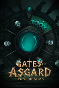 gates of asgard  nine realms slot logo